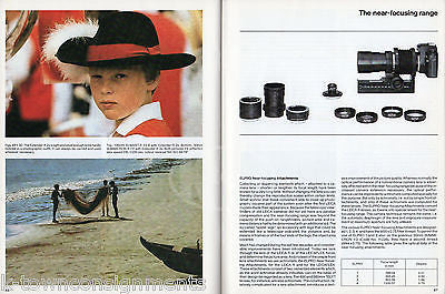 LEICA R-LENSES PHOTOGRAPHY EQUIPMENT VINTAGE LEITZ CAMERA LENS CATALOG 1983 - K-townConsignments