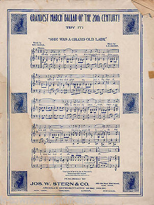 PUNCH & JUDY INTERMEZZO TWO-STEP S.R. HENRY ANTIQUE GRAPHIC ART SHEET MUSIC 1907 - K-townConsignments