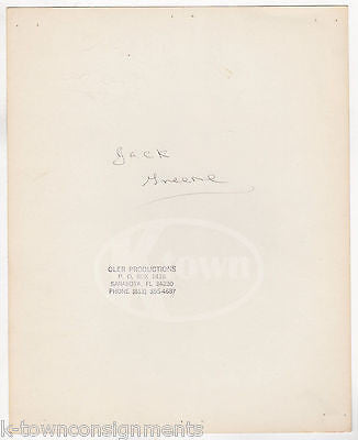JACK GREENE COUNTRY WESTERN MUSIC SINGER VINTAGE AUTOGRAPH SIGNED PHOTO PRINT - K-townConsignments