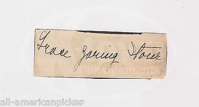 GRACE ZARING STONE ESCAPE NOVELIST AUTHOR ORIGINAL AUTOGRAPH SIGNATURE - K-townConsignments