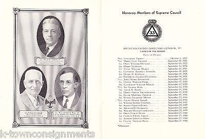 SCOTTISH FREEMASONS ALLENTOWN PENNSYLVANIA LEHIGH FREEMASONRY PROGRAM 1941 - K-townConsignments