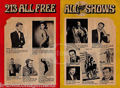 NEW YORK STATE FAIR SYRACUSE VICTOR BORGE FLIGHT JET PACK SCHEDULE PROGRAM 1969 - K-townConsignments