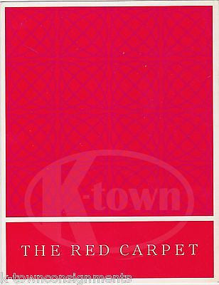 UNITED AIRLINES JFK AIRPORT THE RED CARPET VINTAGE IN FLIGHT DINNER & DRINK MENU - K-townConsignments