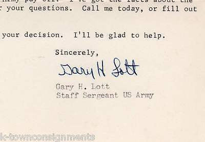 HUMOROUS US ARMY RECRUITMENT LETTER NEW YORK VINTAGE AUTOGRAPH SIGNED STATIONERY - K-townConsignments