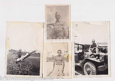 WWII 871st AIRBORNE SERVICEMEN ORIGINAL IDed PHILIPPINES SNAPSHOT PHOTOS LOT - K-townConsignments