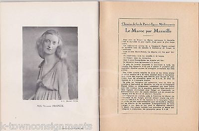 THAIS PARIS OPERA FRANCE ANTIQUE ART DECO ADVERTISING THEATRE PROGRAM 1930 - K-townConsignments