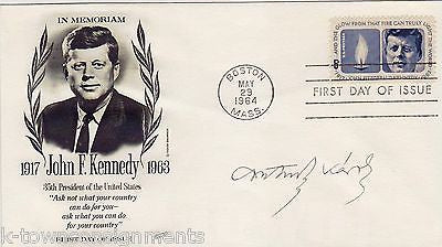 KAROLY CSATORDAY HUNGARY HUNGARIAN AMBASSADOR AUTOGRAPH SIGNED JFK MAIL COVER - K-townConsignments
