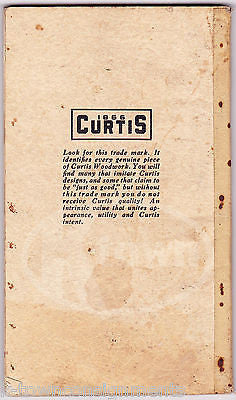 CURTIS WOODWORK CLINTON IOWA ANTIQUE HOME BUILDING DECOR SALES CATALOG 1927 - K-townConsignments