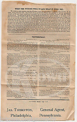 BREED'S UNIVERSAL WEEDER CULTIVATOR WEARE NH ANTIQUE ADVERTISING FLYERS LOT 1891 - K-townConsignments