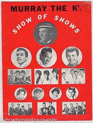 MURRAY THE K SHOW OF SHOWS JOHNNY MATHIS HARPTONES VINTAGE DOO-WOP PHOTO PROGRAM - K-townConsignments
