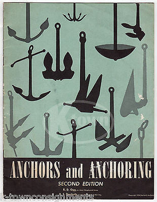 ANCHORS & ANCHORING VINTAGE GRAPHIC ILLUSTRATED FISHING BOAT SALES CATALOG 1956 - K-townConsignments