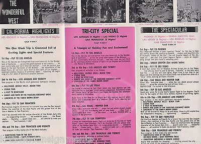 AMERICAN AIRLINES GRAND CANYON GREAT WEST VINTAGE TRAVEL ADVERTISING BROCHURE - K-townConsignments