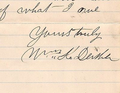 WILLIAM DEISHER KUTZTOWN PENNSYLVANIA ANTIQUE AUTOGRAPH SIGNED LETTER MAIL COVER - K-townConsignments