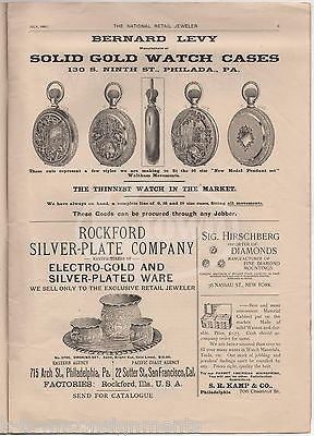 NATIONAL RETAIL JOURNAL PHILADELPHIA ANTIQUE GRAPHIC WATCHES ADVERTISING CATALOG - K-townConsignments