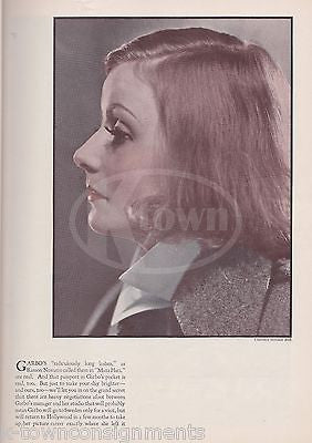GRETA GARBO MOVIE ACTRESSES & BATHING SUITS ANTIQUE PHOTOPLAY MAGAZINE JULY 1932 - K-townConsignments