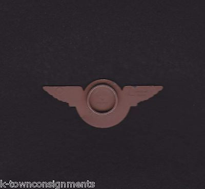 PAN AMERICAN AIRLINES VINTAGE PROMO ADVERTISING PLASTIC FLIGHT SHIRT BUTTON TAG - K-townConsignments