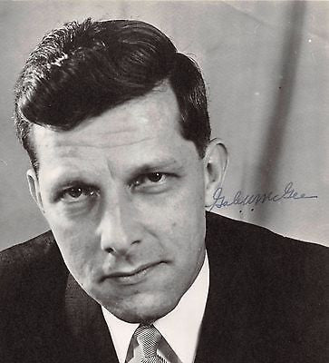 GALE MCGEE WYOMING CONGRESSMAN ORIGINAL AUTOGRAPH SIGNED POLITICAL PHOTO - K-townConsignments