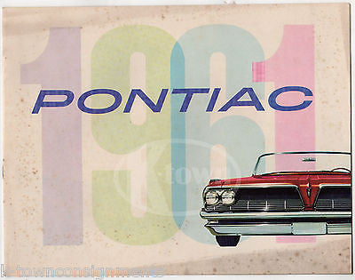 PONTIAC BONNEVILLE VENTURA CATALINA VINTAGE GRAPHIC ADVERTISING DEALERS CATALOG - K-townConsignments