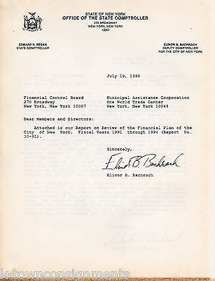 NEW YORK CITY STATE COMPTROLLER POLITICAL FINANCIAL PLANNING REPORT BOOKLET 1990 - K-townConsignments