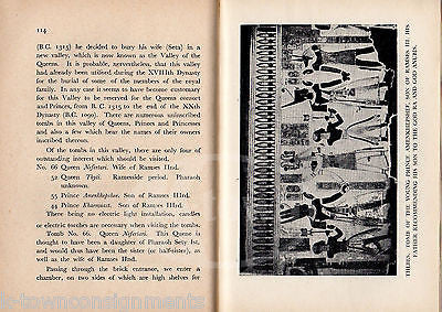 LUXOR THEBES SAKARA NUBIA EGYPTIAN PHARAOHS VINTAGE TRAVEL GUIDE BOOK & MAP 1953 - K-townConsignments