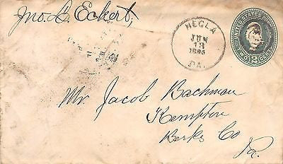 JOHN ECKERT PHILADELPHIA READING RAILROAD ANTIQUE SIGNED ADVERTISING LETTER 1895 - K-townConsignments