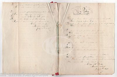 HEAVENLY REST & ON PARTING WILLIAM TAPPAN ANTIQUE POETRY DOCUMENT AMERICANA 1849 - K-townConsignments