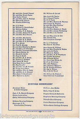 CONRAD THIBAULT ALDERSON MOWBRAY IREM TEMPLE WILKES-BARRE PA CONCERT PROGRAM - K-townConsignments