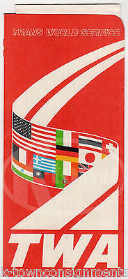 TWA AIRLINES CHICAGO TO NEW YORK VINTAGE GRAPHIC ADVERTISING FLIGHT TICKET STUB - K-townConsignments