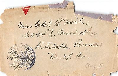 PERSHING EXPEDITIONARY FORCE WWI SOLDIER SIGNED LETTERHEAD TO GIRL BACK HOME - K-townConsignments