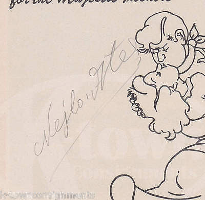FLORENCE HENDERSON NEJLA ATES ORIGINAL AUTOGRAPH SIGNED FANNY THEATRE PLAYBILL - K-townConsignments