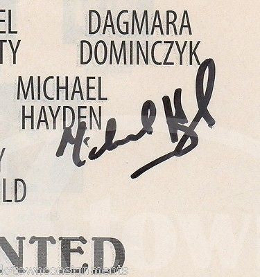 MICHAE HAYDEN ENCHANTED APRIL THEATRE STAGE ACTOR AUTOGRAPH SIGNED PLAYBILL PAGE - K-townConsignments