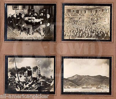 WILLIAM McKINLEY GENERAL NELSON MILES CUBAN HISTORY ANTIQUE PHOTO CARDS POSTER - K-townConsignments