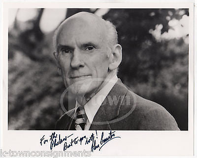 ALAN CRANSTON CALIFORNIA SENATOR ORIGINAL VINTAGE AUTOGRAPH SIGNED SENATE PHOTO - K-townConsignments