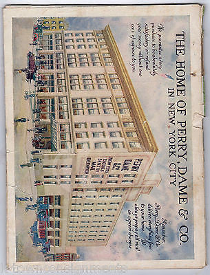 PERRY DAME CLOTHES NEW YORK ANTIQUE GRAPHIC ADVERTISING FASHION CATALOG 1914 - K-townConsignments