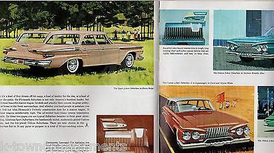 PLYMOUTH VALIANT BELVEDERE FURY SUBURBAN VINTAGE GRAPHIC ADVERTISING BROCHURE - K-townConsignments