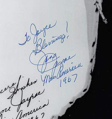 JAYNE JAROE MISS AMERICA PAGEANT 1967 VINTAGE AUTOGRAPH SIGNED 8X10 PHOTOGRAPH - K-townConsignments