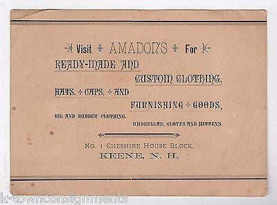 GOLDILOCKS GIRL LION PULL TOY KEENE NEW HAMPSHIRE ANTIQUE VICTORIAN TRADE CARD - K-townConsignments