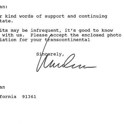 MARIO CUOMO NEW YORK GOVERNOR ORIGINAL AUTOGRAPH SIGNED LETTERHEAD 1993 - K-townConsignments