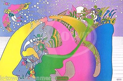 NUTRIMENT NUMBER 2 PSYCHEDELIC GALAXY VINTAGE PETER MAX GRAPHIC ART POSTER PRINT - K-townConsignments