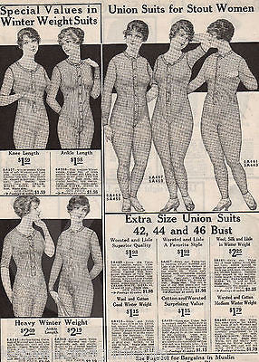 LADIES COTTON UNDERWEAR WOMENS FASHIONS ANTIQUE GRAPHIC ADVERTISING PRINT - K-townConsignments