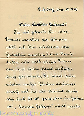 LULZBERG GERMANY VINTAGE WWII GERMAN MILITARY FELDPOST STAMPED LETTER 1942 - K-townConsignments