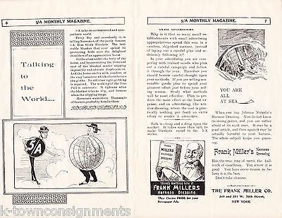 PHARO'S 5/A MONTHLY MAGAZINE ANTIQUE GRAPHIC ADVERTISING EQUESTRIAN NEWS 1901 - K-townConsignments