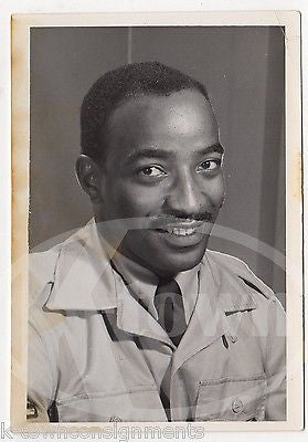 AFRICAN AMERICAN US PARATROOPER GRAVES VINTAGE MILITARY SNAPSHOT PHOTOS - K-townConsignments