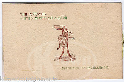 VERMONT DAIRYMEN'S ASSOCIATION FARM MACHINES ANTIQUE ADVERTISING PROGRAM 1897 - K-townConsignments