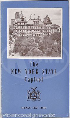 ALBANY NEW YORK STATE CAPITOL THOMAS DEWEY VINTAGE SOUVENIR TRAVEL BROCHURE - K-townConsignments