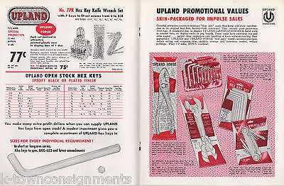 UPLAND FORGE INDUSTRIAL HEX KEYS WRENCH SAWS VINTAGE GRAPHIC ADVERTISING FLYER - K-townConsignments