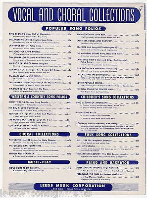 FRANK SINATRA SONG NO ORCHIDS FOR MY LADY VINTAGE SHEET MUSIC 1948 GOOD COND. - K-townConsignments