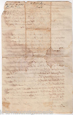 JOSEPH DEAN TAUNTON MASSACHUSETTS 1792 ANTIQUE AUTOGRAPH SIGNED LAND DOCUMENT - K-townConsignments