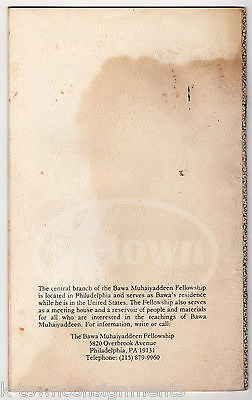BAWA MUHAIYADDEEN SUFI MUSLIM MYSTIC PHILADELPHIA VINTAGE RELIGIOUS BOOKLET 1974 - K-townConsignments
