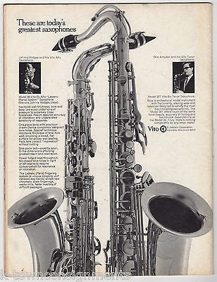 COLEMAN HAWKINS STEVE KUHN & MORE VINTAG GRAPHIC ADVERTISING DOWN BEAT MAGAZINE - K-townConsignments